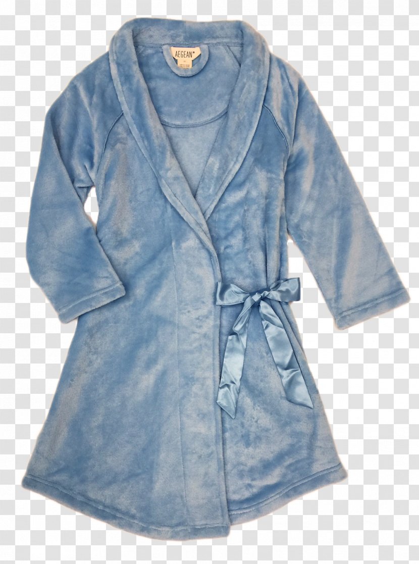 Robe Dress Sleeve Coat - Electric Blue - Light Gowns Women Transparent PNG
