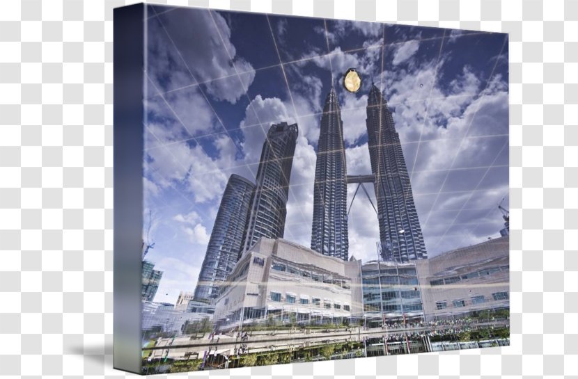 Skyscraper Facade Tower Commercial Building - Mixed Use - Twin Transparent PNG