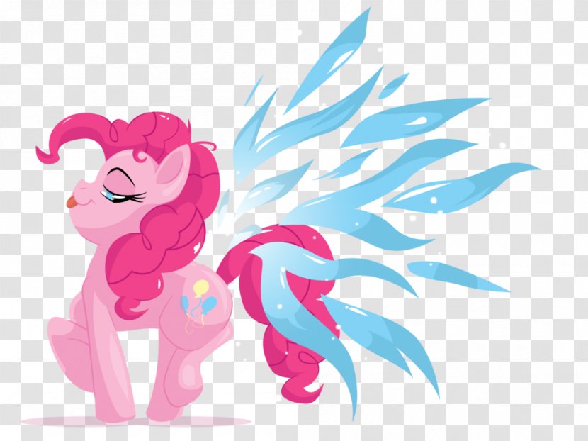 Pinkie Pie Pony Image Horse Digital Art - Flower - Wings Mlp Transparent PNG