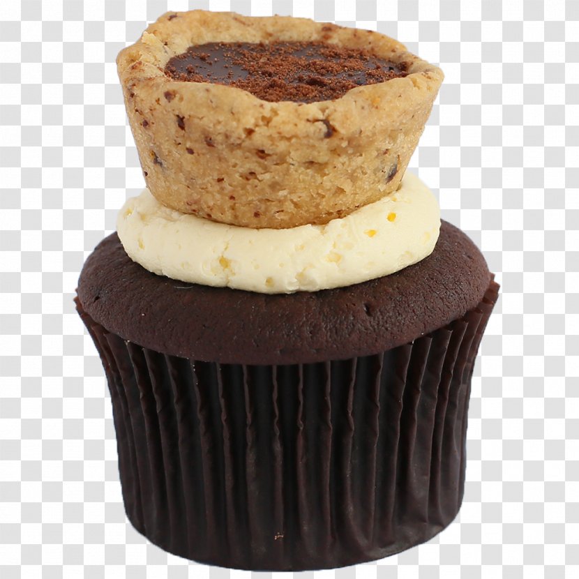 Snack Cake Cupcake Peanut Butter Cup Muffin Praline - Chocolate Transparent PNG