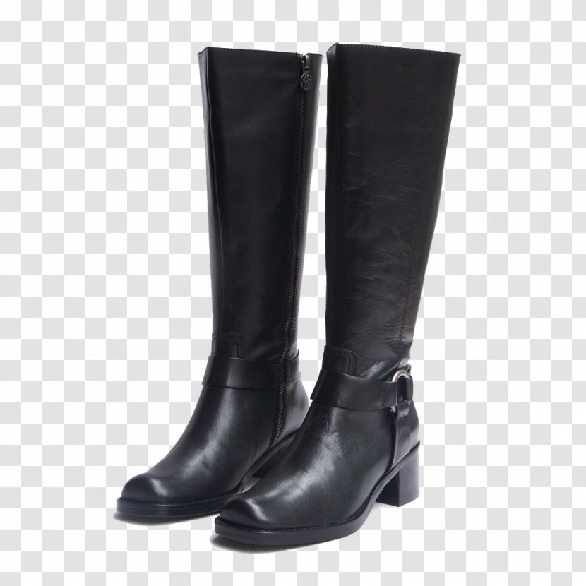 Riding Boot Motorcycle Shoe - Root Gaotong Women's Boots Transparent PNG