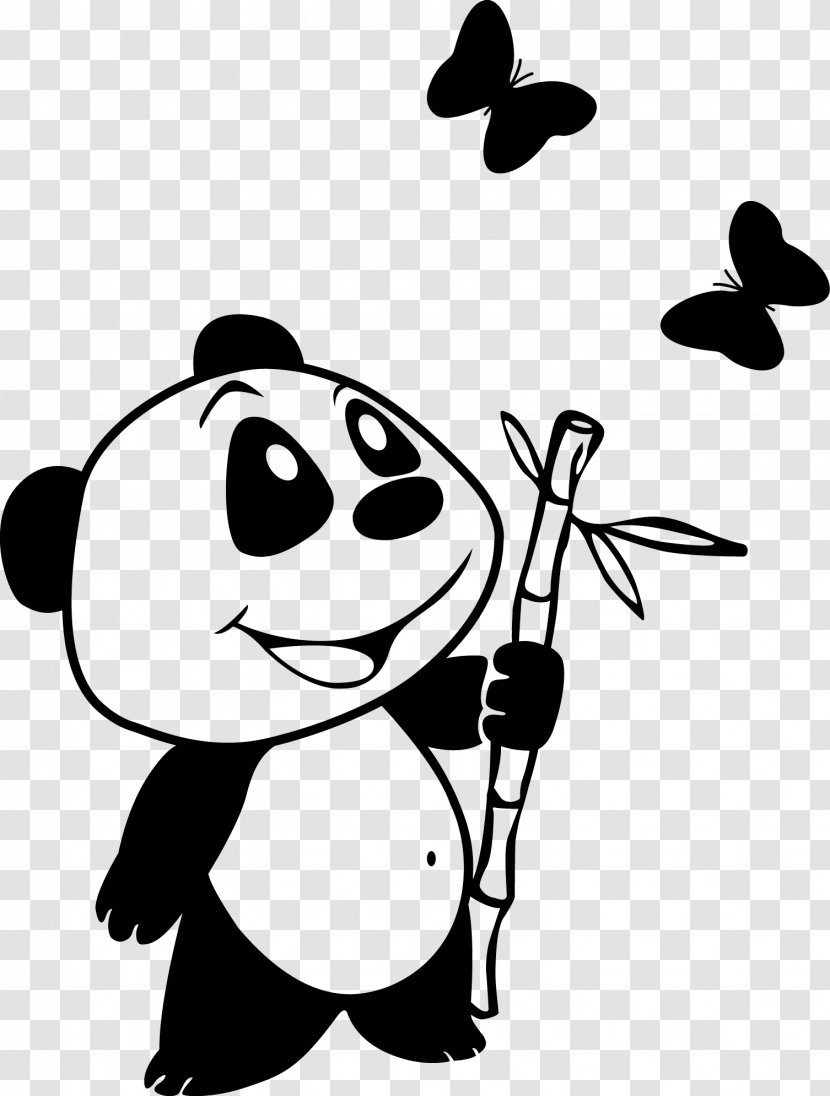 Giant Panda Sticker Bear Decal Adhesive - Art - Printing Transparent PNG