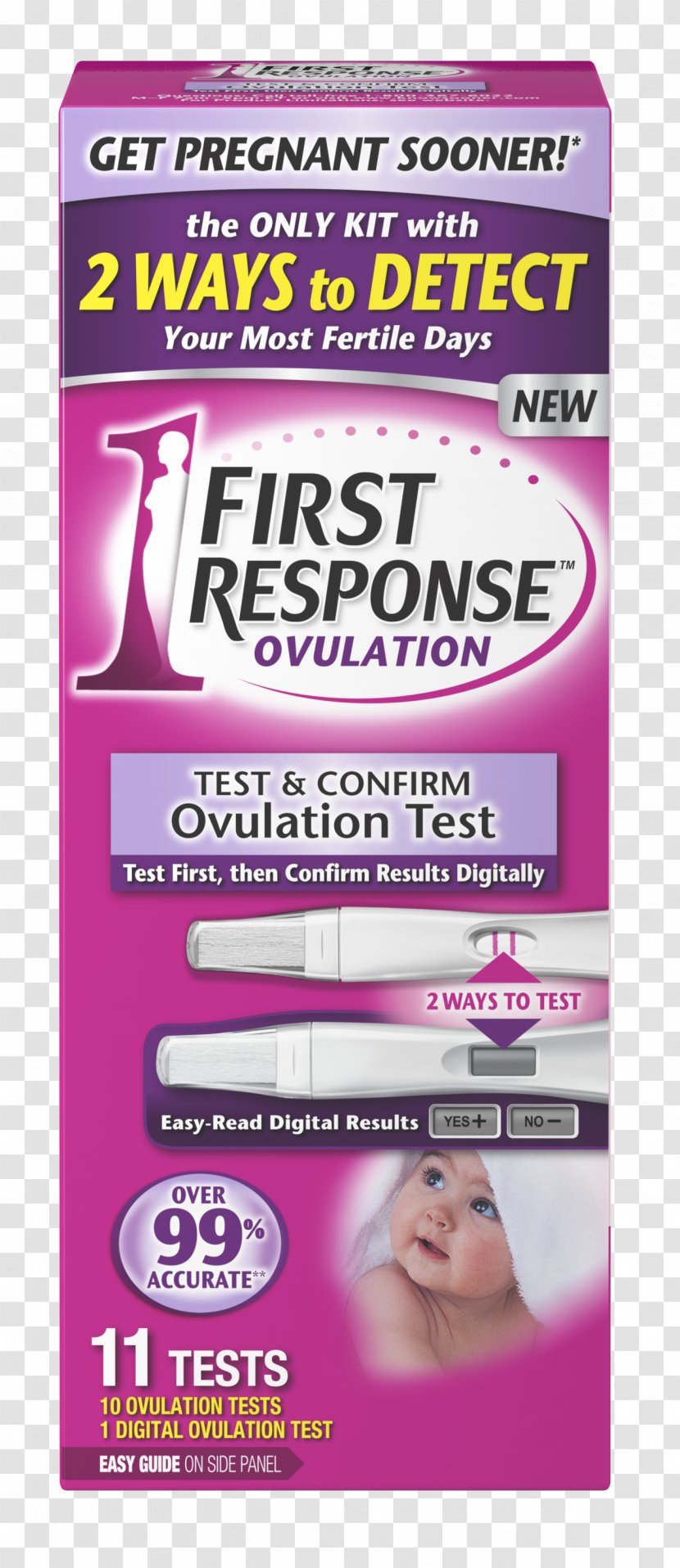 Pregnancy Test Ovulation Hedelmällisyystietokone Clearblue - Meijer Transparent PNG