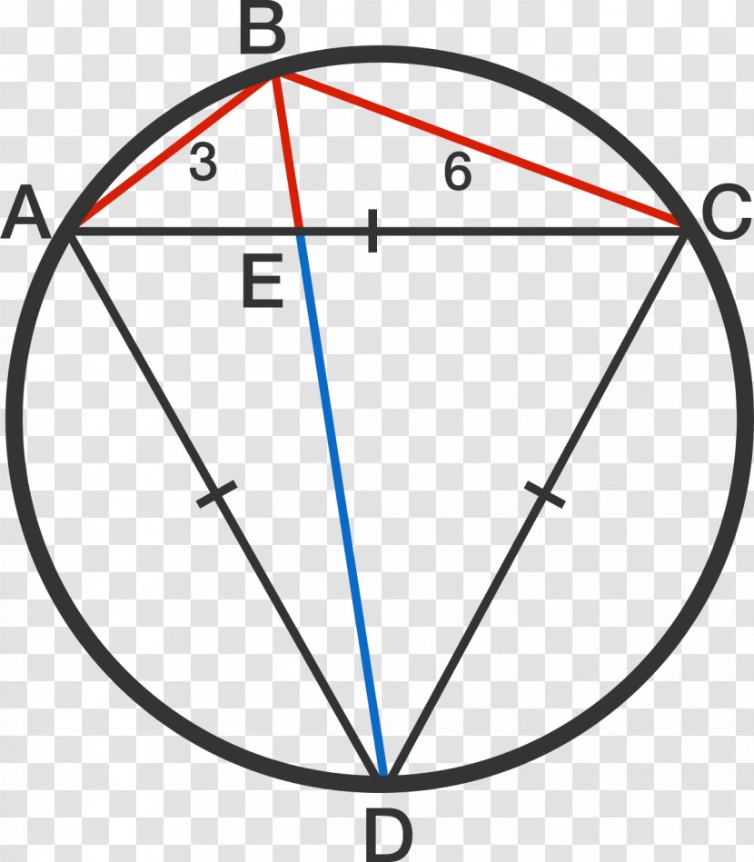 Circle Stewart's Theorem Angle Bisector Pythagorean - Geometry Transparent PNG