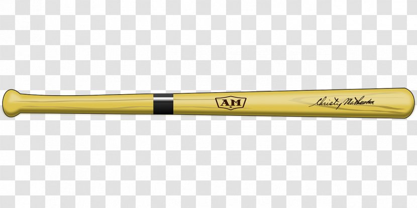 Baseball Bat Yellow - Tool Transparent PNG