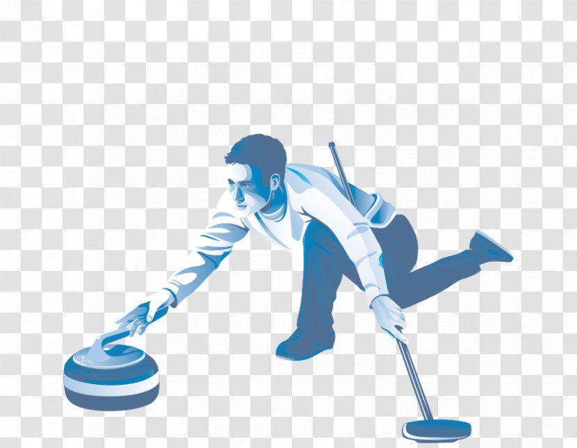 2010 Winter Olympics Olympic Games Stock Photography Illustration Vector Graphics - Technology - Curling Sport Cartoon Transparent PNG