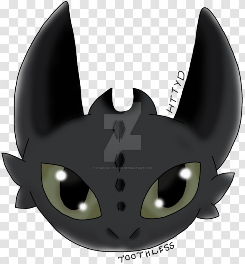 Cat DeviantArt Toothless Digital Art How To Train Your Dragon - Color Transparent PNG
