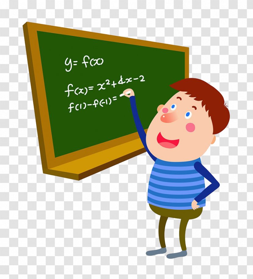 Mathematics Appreciation Student Learning Formula - Child - Illustration Transparent PNG