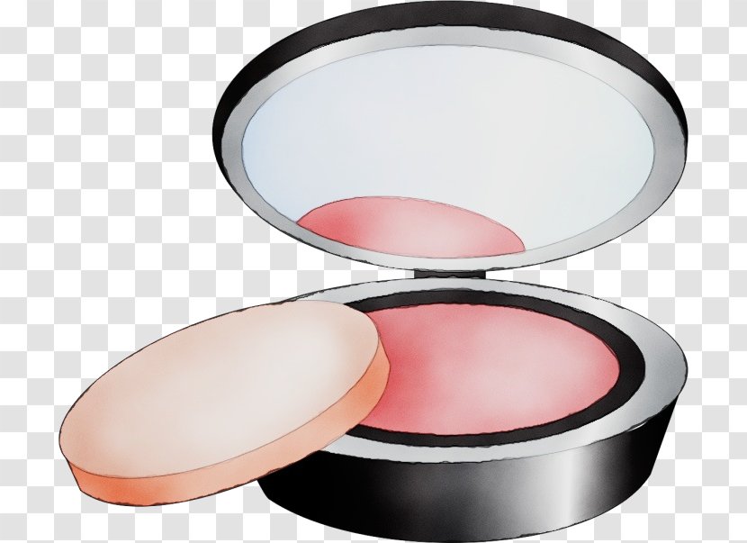 Cosmetics Face Powder Skin Pink Cheek - Peach Transparent PNG