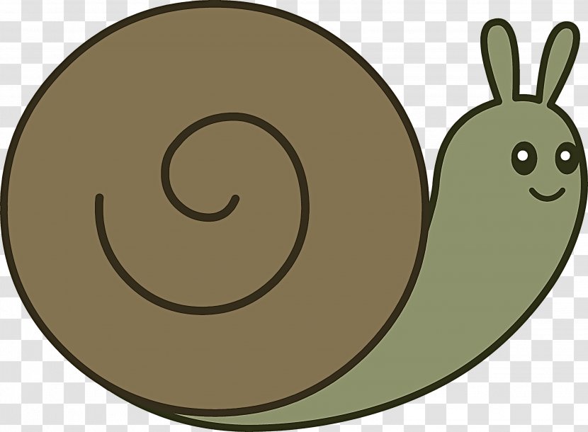 Cartoon Snails And Slugs Snail Clip Art Sea - Rabbit Slug Transparent PNG