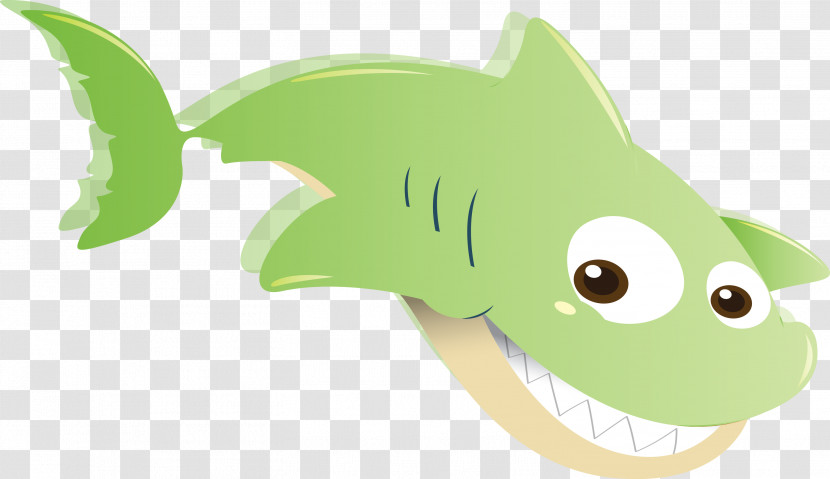 Green Cartoon Fish Fish Tail Transparent PNG