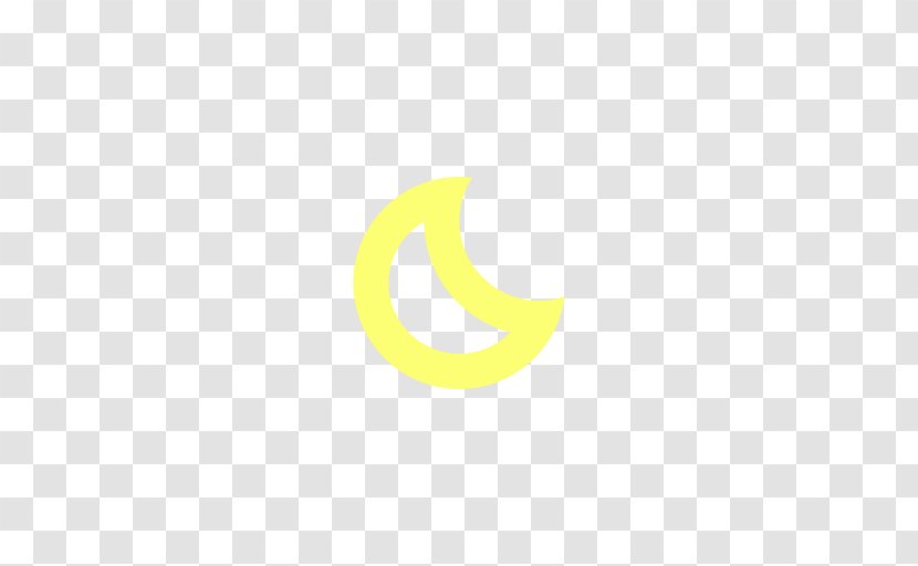 Logo Crescent Symbol Brand - Yellow - Cumulus Transparent PNG