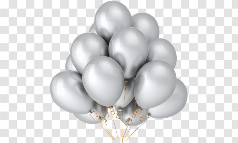 Balloon Silver Wedding Party Birthday - Stock Photography Transparent PNG