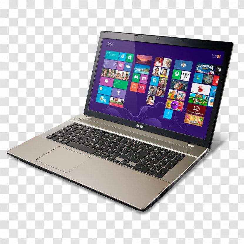 Laptop Acer Aspire Intel Core I7 Personal Computer - Display Device - Bigger Zoom Big Transparent PNG