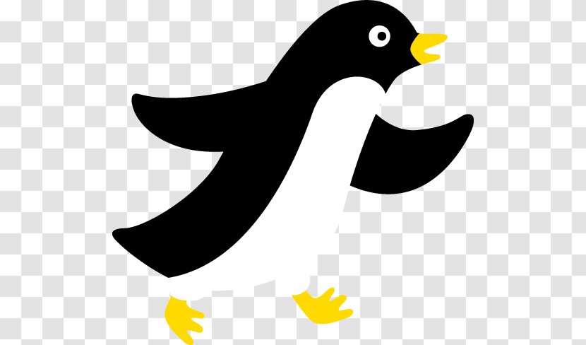 Penguin Clip Art Bird Beak Cartoon - Vertebrate - Wing Transparent PNG