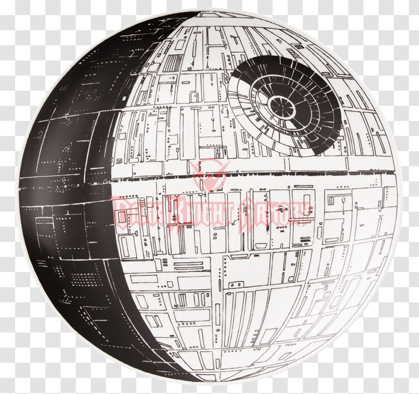 Death Star Anakin Skywalker Wars Luke Platter - Plate Transparent PNG