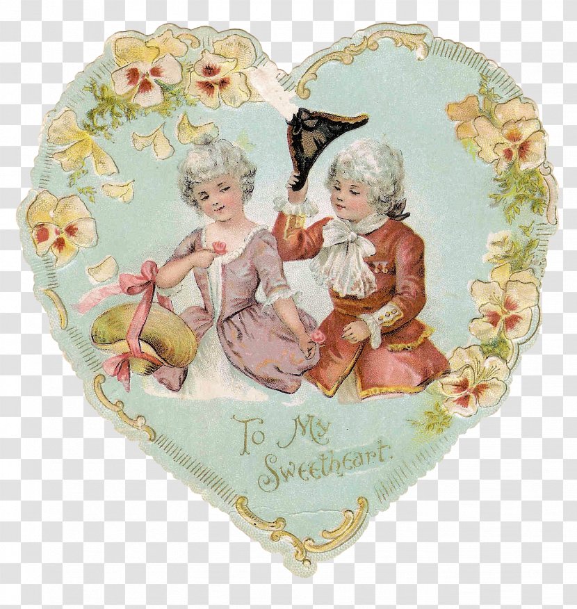 Valentine's Day Antique Victorian Era Clip Art - Valentine S Transparent PNG