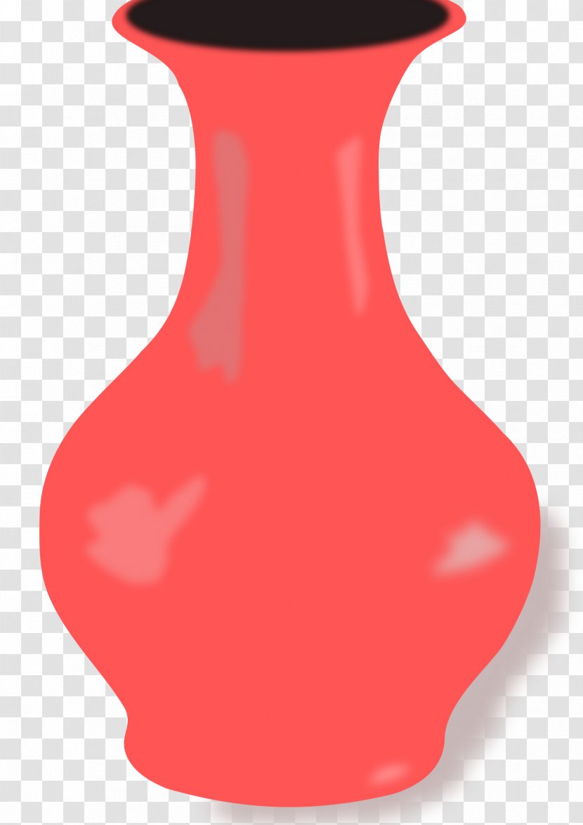 Vase - Red - Artifact Transparent PNG