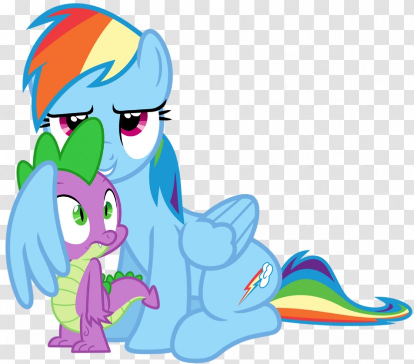 Rainbow Dash Spike My Little Pony DeviantArt - Cartoon - People Are Still Trying Transparent PNG