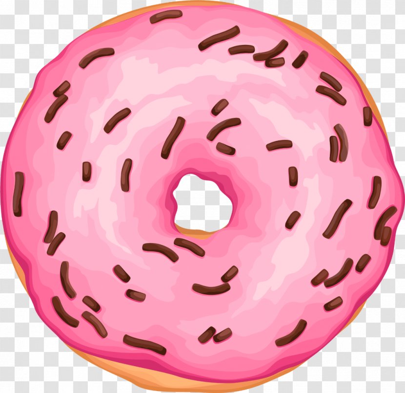Donut Cartoon - Baked Goods - Auto Part Pastry Transparent PNG
