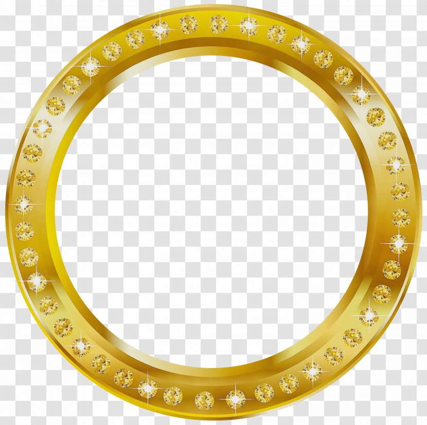 Gold Picture Frames - Metal Oval Transparent PNG