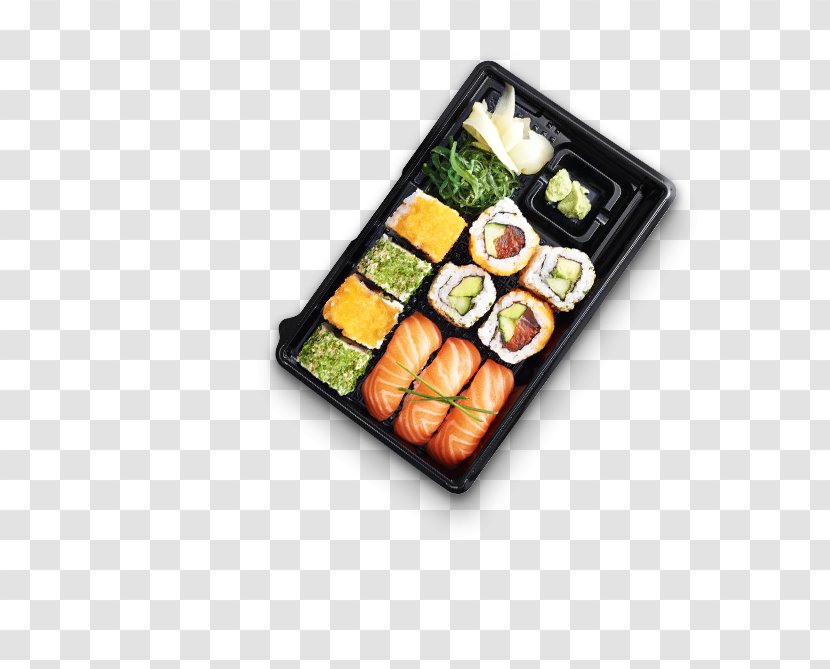 Bento California Roll Sushi 07030 Comfort Food - Japanese Cuisine - Packaging Transparent PNG
