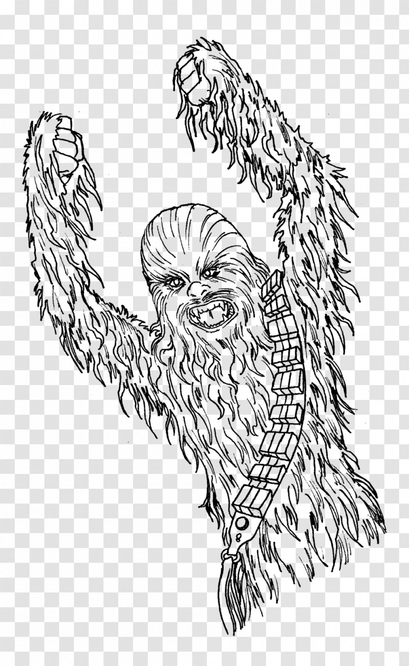 Chewbacca Angry Birds Star Wars Coloring Book Finn - Frame - Chewie Transparent PNG