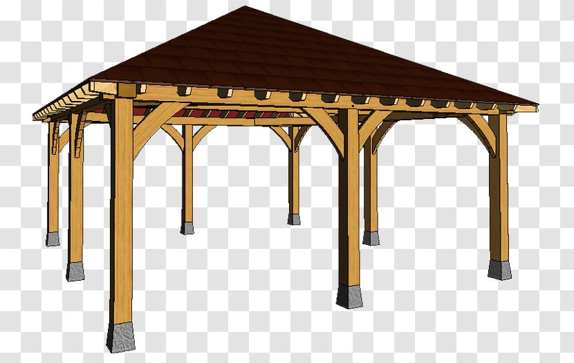 Gazebo Pavilion Roof Pergola Garden Furniture Transparent PNG