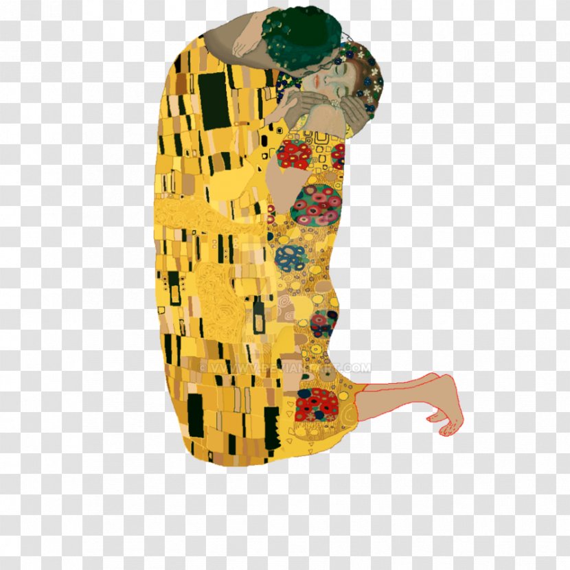 The Kiss Painting Decoratie Panelling - Plain Weave - Gustav Klimt Transparent PNG