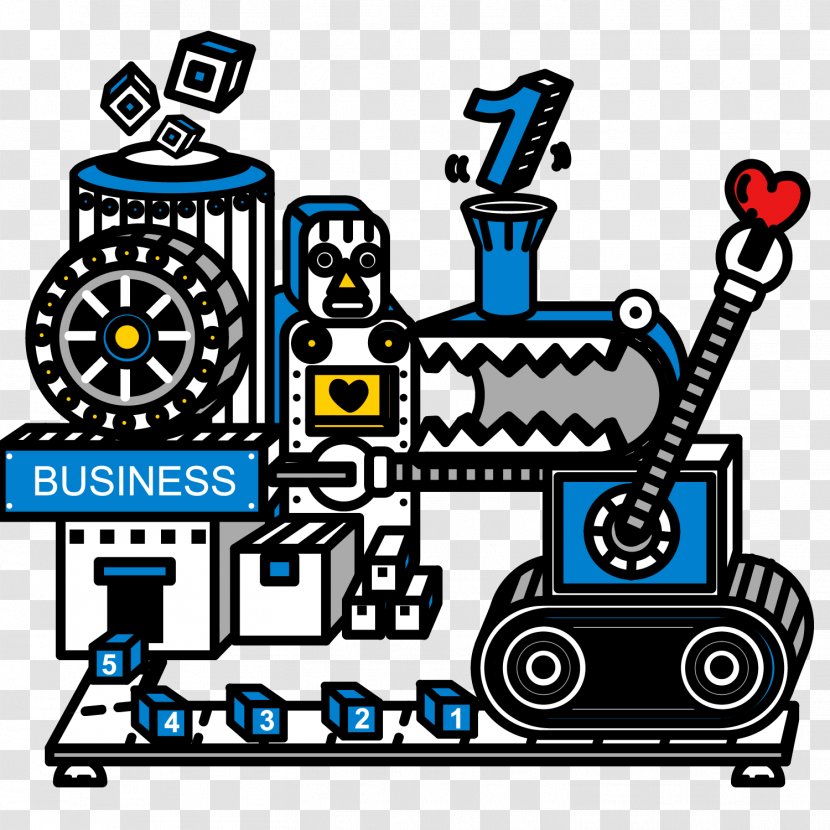 Factory Machine Clip Art - Google Images - Is Working With The Robot Intelligent Transparent PNG