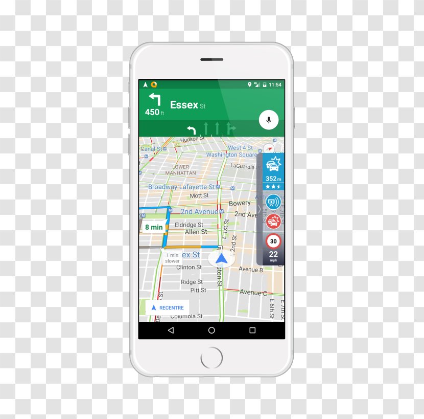 Smartphone Mobile Phones Android Radar - Telephony - Traffic Jam Transparent PNG