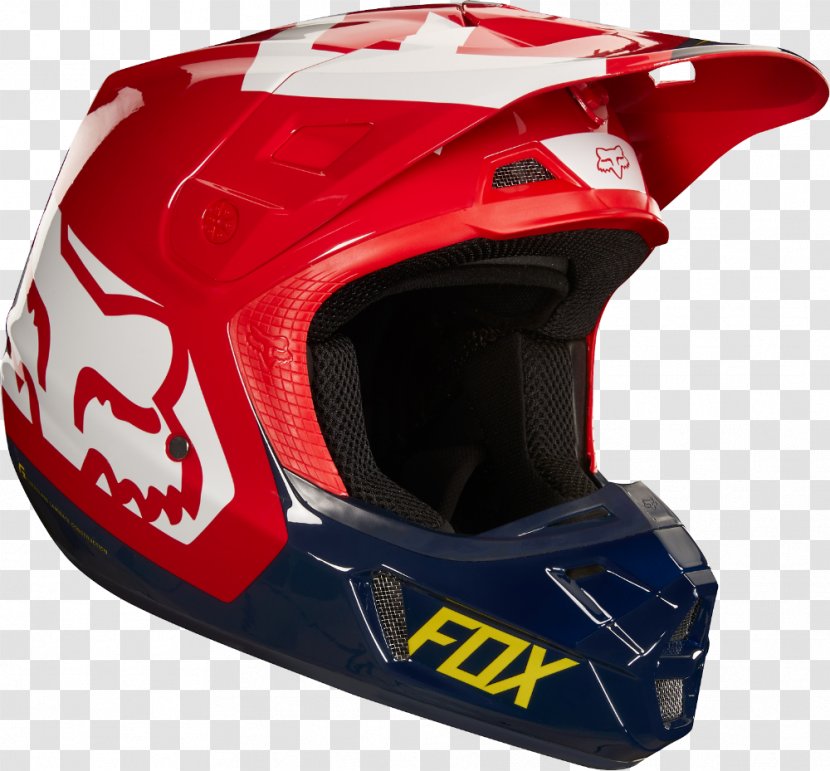 Motorcycle Helmets Fox Racing Helmet - Bicycle Transparent PNG