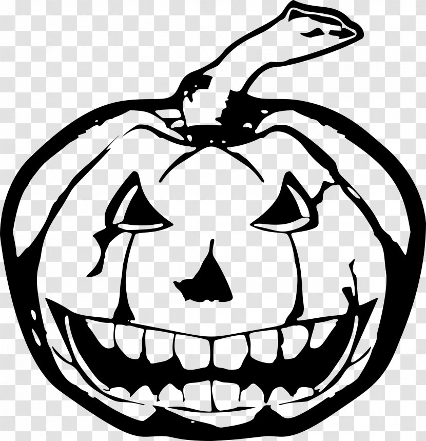 Jack-o'-lantern Drawing Halloween Clip Art - Line - Scar Transparent PNG