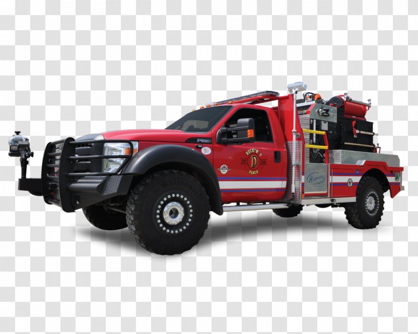 Wildland Fire Engine Car Department Truck - Tow Transparent PNG