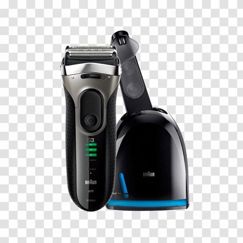 Electric Razor Hair Clipper Shaving Braun - 3D Floating Heads Transparent PNG