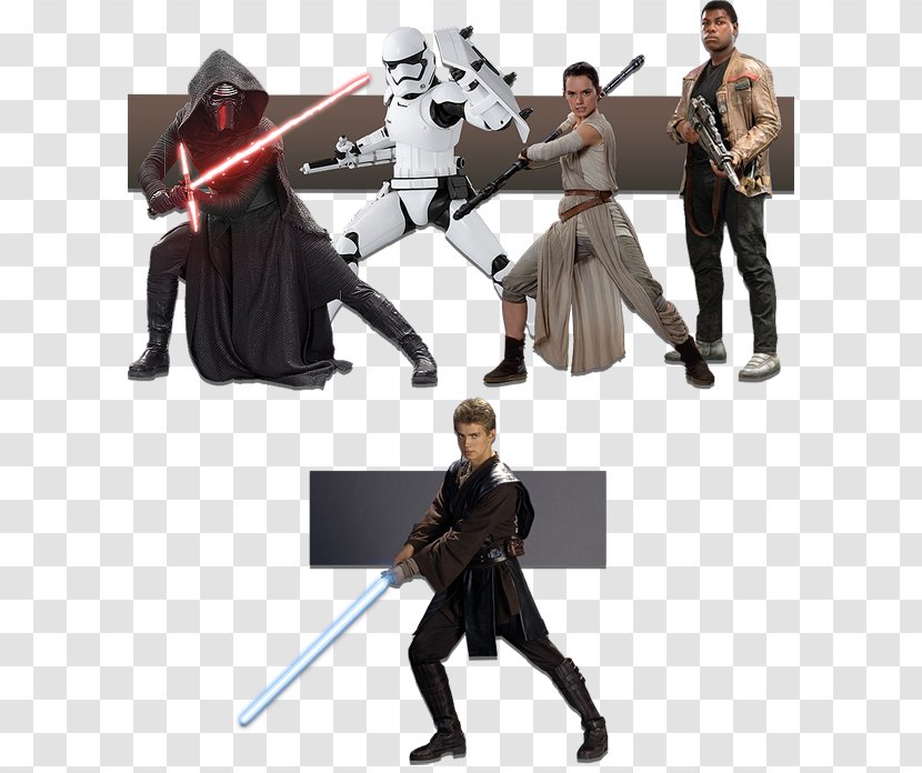 Kylo Ren Anakin Skywalker Luke Finn Rey - Toy - Star Wars Transparent PNG