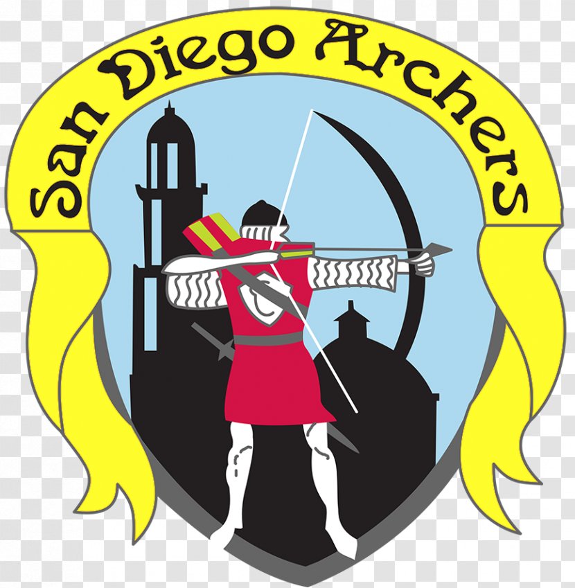 Clip Art Illustration Archery Image - San Diego - Logo Transparent PNG