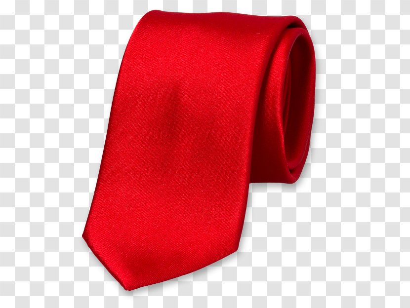 Necktie Red Silk Satin Shirt - Warp Knitting Transparent PNG