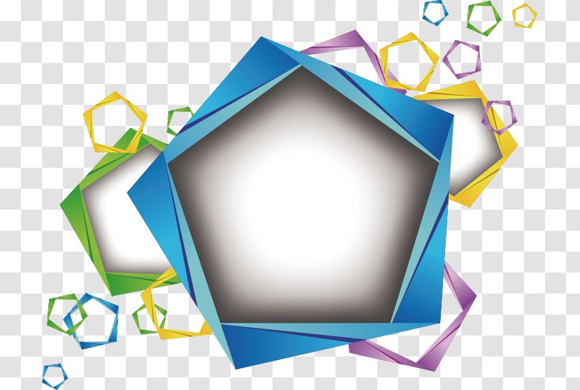 Polygon Geometry - Technology - Colorful Transparent PNG
