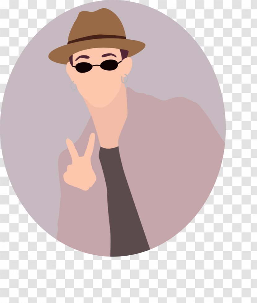 Finger Headgear Thumb Cartoon Hat - Smile Transparent PNG