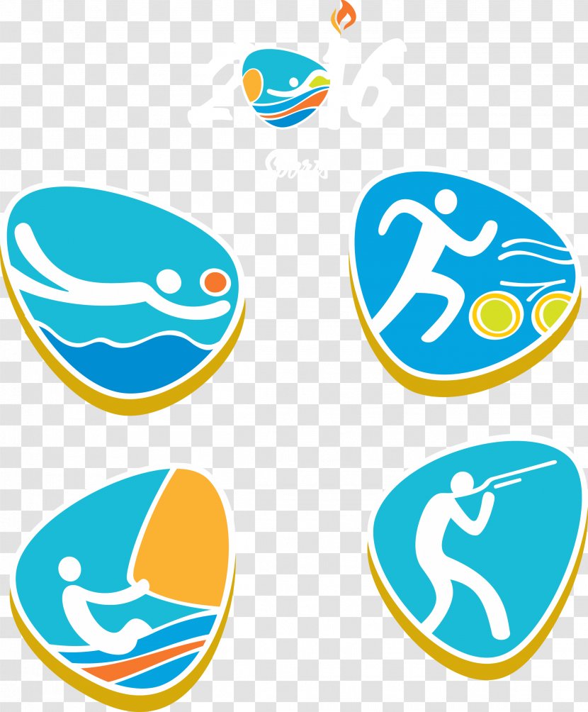 2016 Summer Olympics Olympic Sports Shooting Sport - Triathlon - Rio Games Icon Transparent PNG