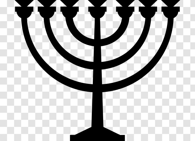 Menorah Judaism Jewish Symbolism Clip Art - Plant Transparent PNG