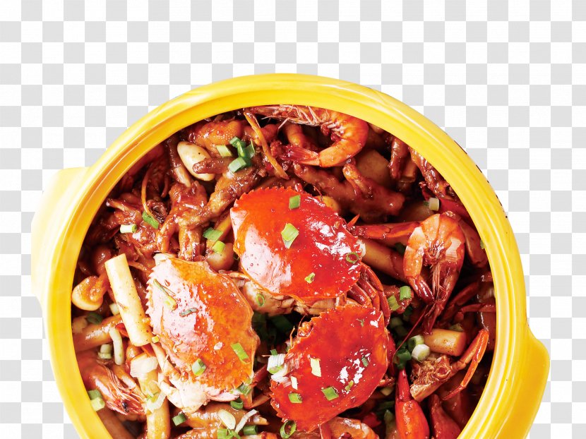Crab Hot Pot Chinese Cuisine European Food - Trap Transparent PNG