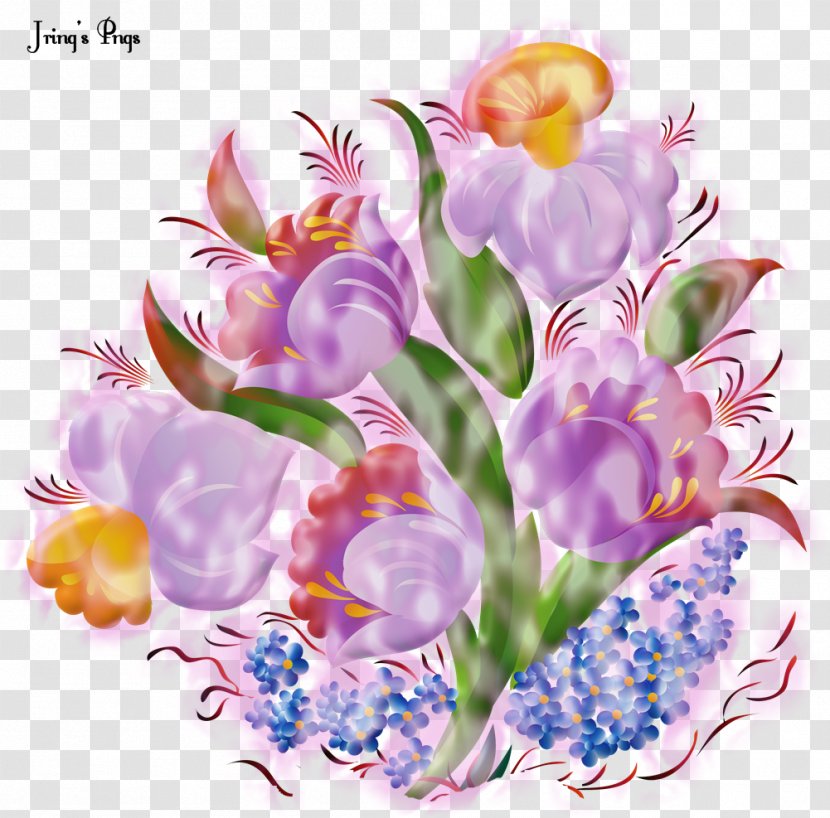 Floral Design Painting Flower Decoupage - Rose Transparent PNG