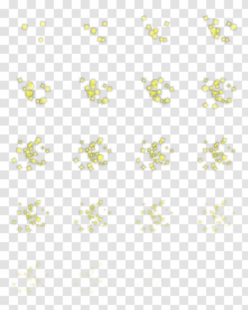 Line Point Pattern - Yellow - Sprite Thunder Animation Transparent PNG