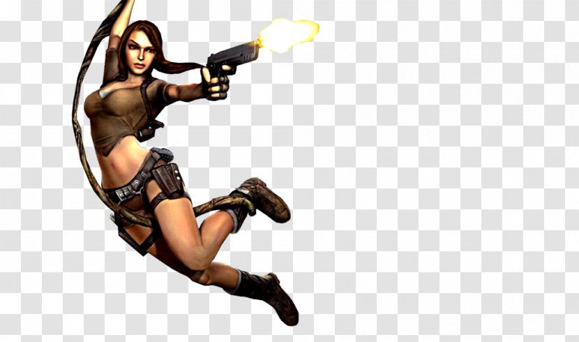 Action & Toy Figures Muscle Animated Cartoon Fiction - Lara Croft Transparent PNG