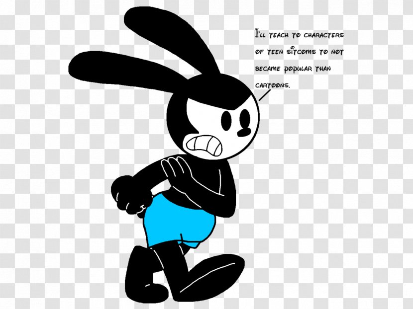 Oswald The Lucky Rabbit Cartoon Drawing - Happiness Transparent PNG