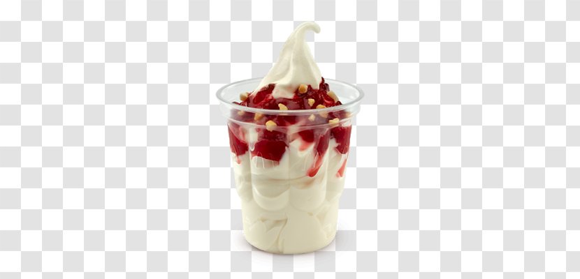 McDonald's Strawberry Sundae Ice Cream Milkshake Parfait - Mcdonald S Transparent PNG
