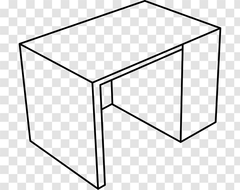 Desk Perspective Table - End - A View Transparent PNG