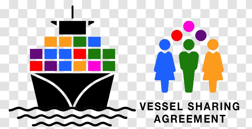 Ship Cartoon - Container - Diagram Sharing Transparent PNG